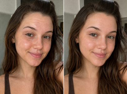 Before and after routine photo for Astrid L.